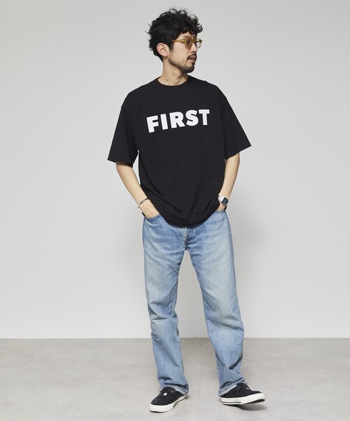 Firsthand（ファーストハンド）の「Firsthand/ファーストハンド 6オンス フロントロゴプリント クルーネックTシャツ / プリントTシャツ FIRST（Tシャツ/カットソー・メンズ・チャコールグレー/ブラック/ホワイト・L/M）」の20枚目の写真