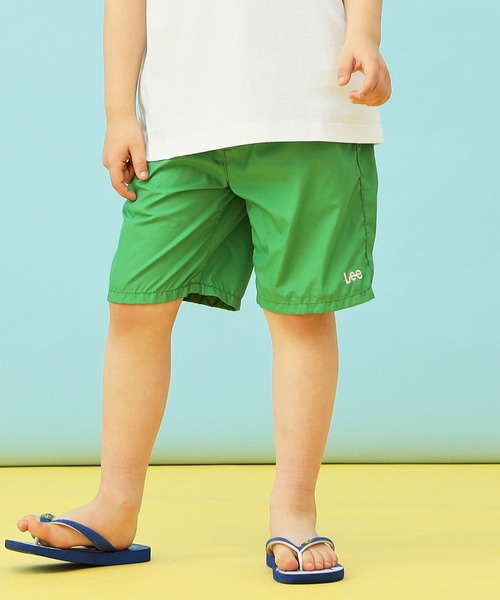 Lee（リー）の「Lee/リー【110-150cm】キッズ 【親子コーデ】ライトオンス アスレチックショーツ（その他パンツ・キッズ・チャコールグレー/ブラック/レッド/グリーン・150/110/130/140/120）」の3枚目の写真