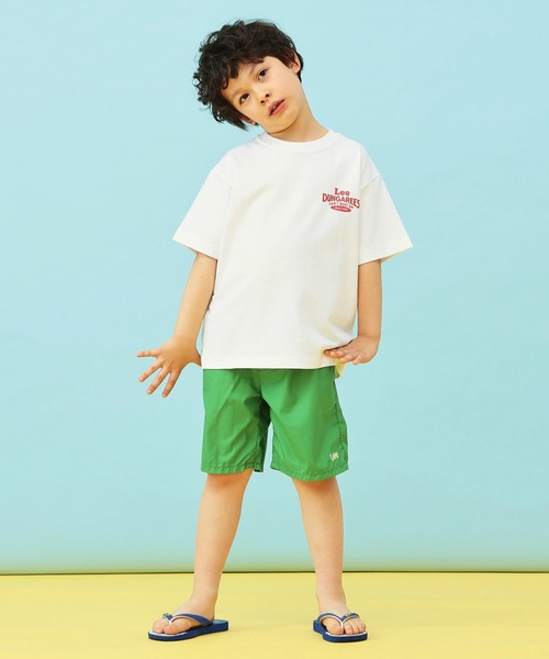 Lee（リー）の「Lee/リー【110-150cm】キッズ 【親子コーデ】ライトオンス アスレチックショーツ（その他パンツ・キッズ・チャコールグレー/ブラック/レッド/グリーン・150/110/130/140/120）」の12枚目の写真