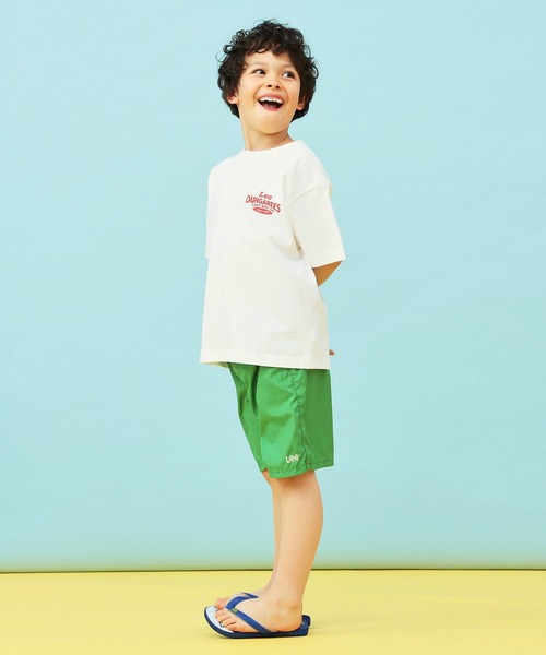 Lee（リー）の「Lee/リー【110-150cm】キッズ 【親子コーデ】ライトオンス アスレチックショーツ（その他パンツ・キッズ・チャコールグレー/ブラック/レッド/グリーン・150/110/130/140/120）」の13枚目の写真