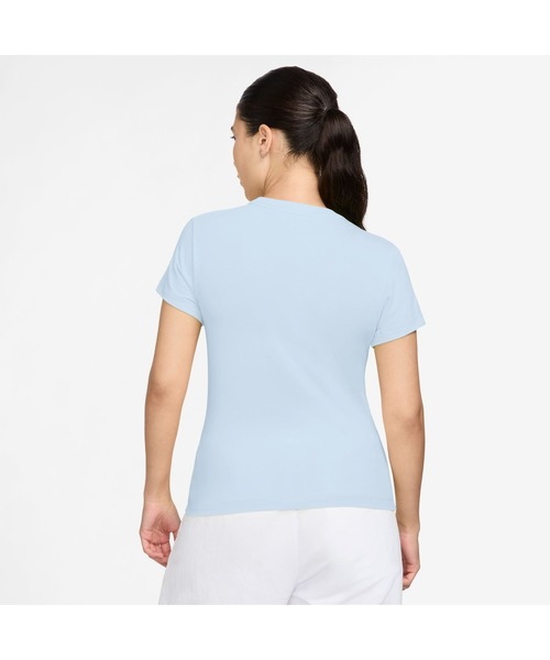 NIKE（ナイキ）の「ナイキ NIKE ナイキ  NSW NK チル EDAY ニット S/S Tシャツ（Tシャツ/カットソー・レディース・ブラック/ブルー・S/M/L）」の5枚目の写真