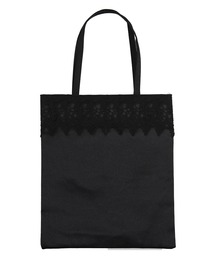 Retica（レティカ）の「[CLOSED] ワンカラーレース刺繍トートパーティーバッグ（トートバッグ）」