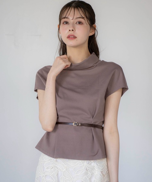 Noela - 出品6日まで！Noela カットソー A'GEM/9 × .kom 『NIIER NOR/ニア ノア』 LACE OFF SHOULDER L/S