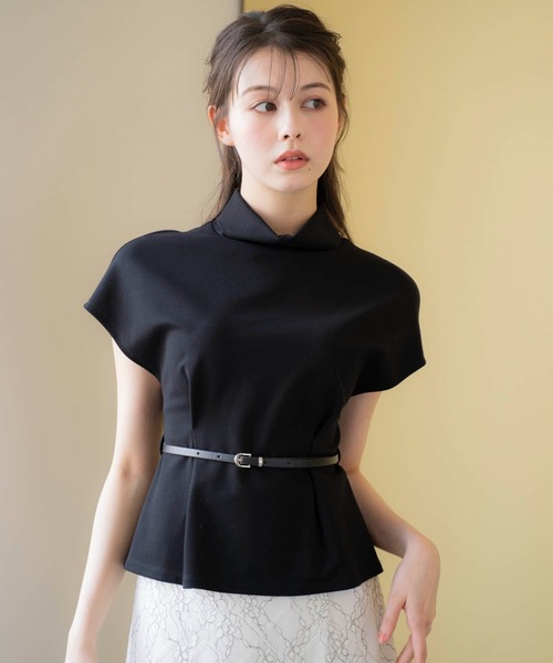 Noela - 出品6日まで！Noela カットソー セール】ロールカラーカットソー（Tシャツ/カットソー）｜Noela