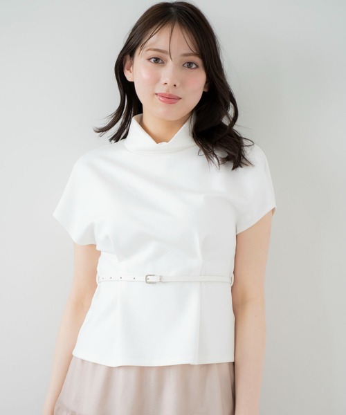 セール】ロールカラーカットソー（Tシャツ/カットソー）｜Noela