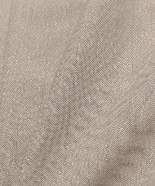 A part by（アパートバイ）の「グリッターリネンノーカラージャケット（ノーカラージャケット・レディース・ライトベージュ/ブラウン系その他2・FREE）」の7枚目の写真