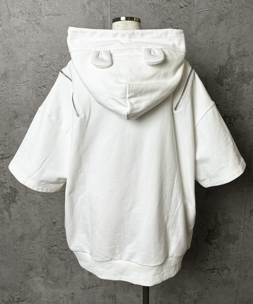 Amilige Bear ボアプルパーカー White 限定値下げ Amilige Bear ボアプルパーカー White 限定値下げ通販