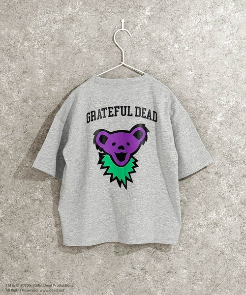 Grateful Dead(グレイトフルデッド)の「【 GRATEFUL DEAD / グレイトフル・デッド 】 デッド・ベア キャラクタープリント バックデザイン ビッグシルエット Tシャツ 半袖 キッズ(Tシャツ/カットソー・キッズ・パープル/チャコール/ブラック系/オレンジ系2/ベージュ系/ライトグレー系2/ブラック系3/オフホワイト/ダークグリーン/ネイビー系/ホワイト系3/ベージュ系3/グリーン系3/ホワイト系/ホワイト系2/グレー系2・110/120/130/140/150/160)」の9枚目の写真