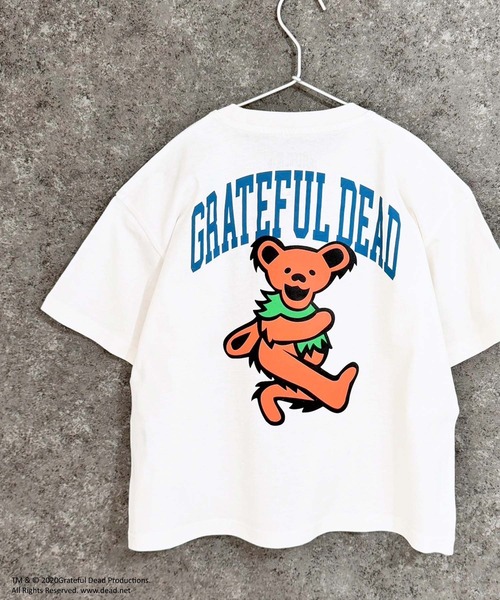Grateful Dead(グレイトフルデッド)の「【 GRATEFUL DEAD / グレイトフル・デッド 】 デッド・ベア キャラクタープリント バックデザイン ビッグシルエット Tシャツ 半袖 キッズ(Tシャツ/カットソー・キッズ・パープル/チャコール/ブラック系/オレンジ系2/ベージュ系/ライトグレー系2/ブラック系3/オフホワイト/ダークグリーン/ネイビー系/ホワイト系3/ベージュ系3/グリーン系3/ホワイト系/ホワイト系2/グレー系2・110/120/130/140/150/160)」の18枚目の写真