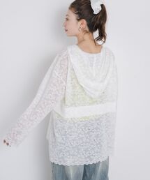 kivi(LB)lace anorak hoodie(p[J[)