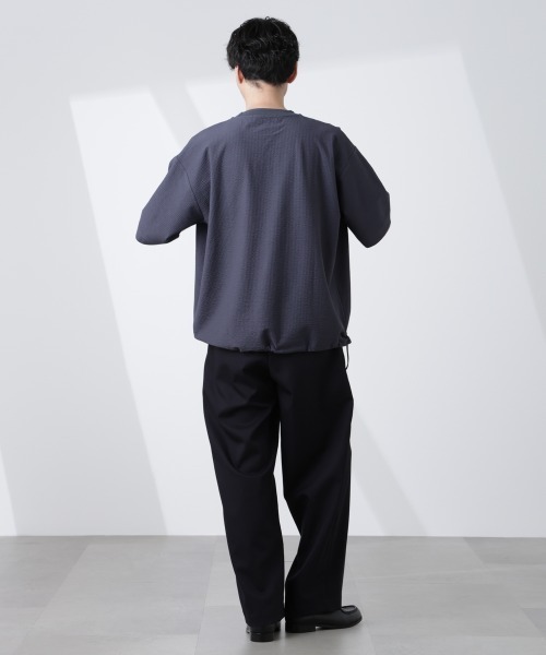 シルケットサッカーワイドTシャツ 半袖 シルケット サッカー ワイド Tシャツ 半袖
