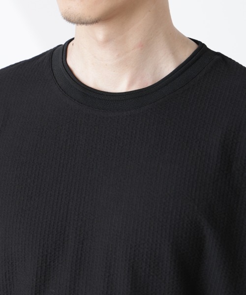 セール】シルケットサッカーワイドTシャツ 半袖（Tシャツ