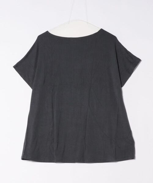 チャイハネ(チャイハネ)の「【チャイハネ】シファーTシャツ(Tシャツ/カットソー・レディース・ネイビー/カーキ/グレー・FREE)」の4枚目の写真