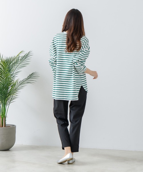 fort point（フォーポイント）の「【FORT POINT/フォートポイント】接触冷感 UVカット テーパードパンツ（その他パンツ・レディース・スミクロ/杢グレー/ブラック/ベージュ・LARGE/MEDIUM）」の8枚目の写真