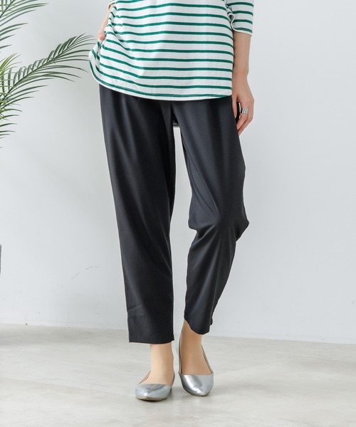 fort point（フォーポイント）の「【FORT POINT/フォートポイント】接触冷感 UVカット テーパードパンツ（その他パンツ・レディース・スミクロ/杢グレー/ブラック/ベージュ・LARGE/MEDIUM）」の11枚目の写真