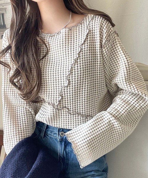 セール】トレンド感満載のデザイン。前後2wayヘビーワッフル切り替え