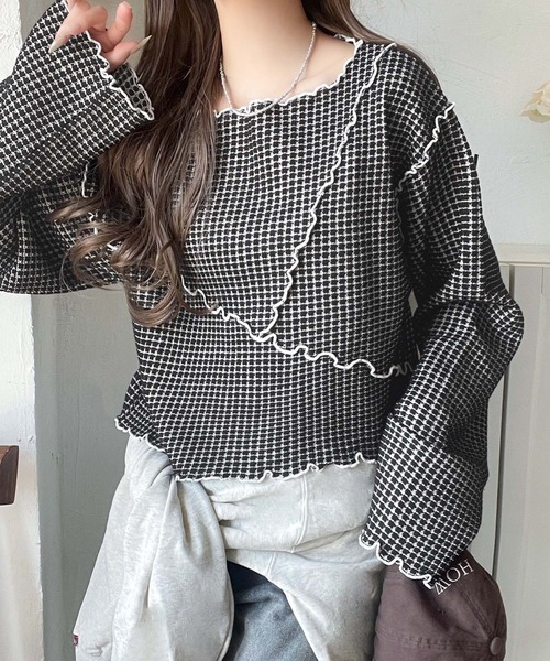 セール】トレンド感満載のデザイン。前後2wayヘビーワッフル切り替え