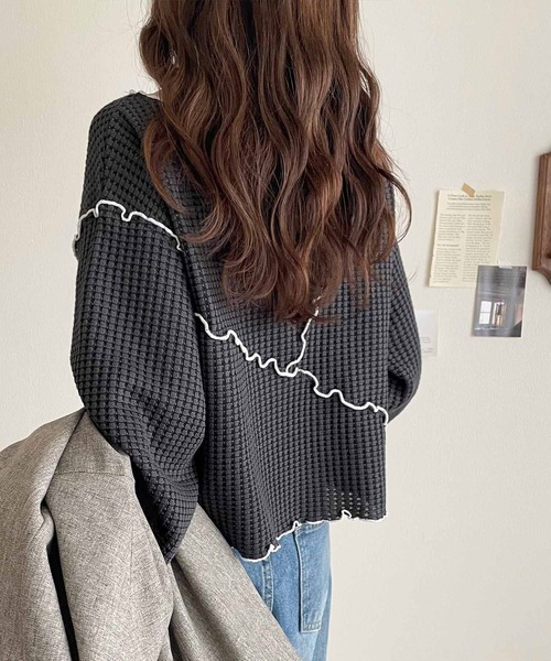 セール】トレンド感満載のデザイン。前後2wayヘビーワッフル切り替え