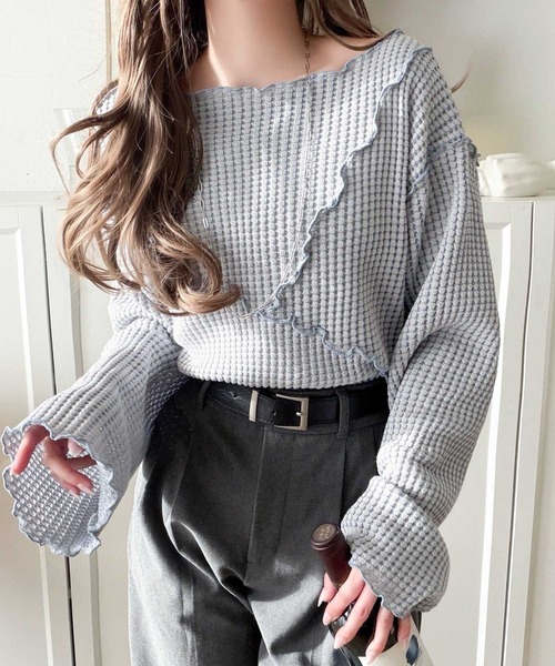 セール】トレンド感満載のデザイン。前後2wayヘビーワッフル切り替え