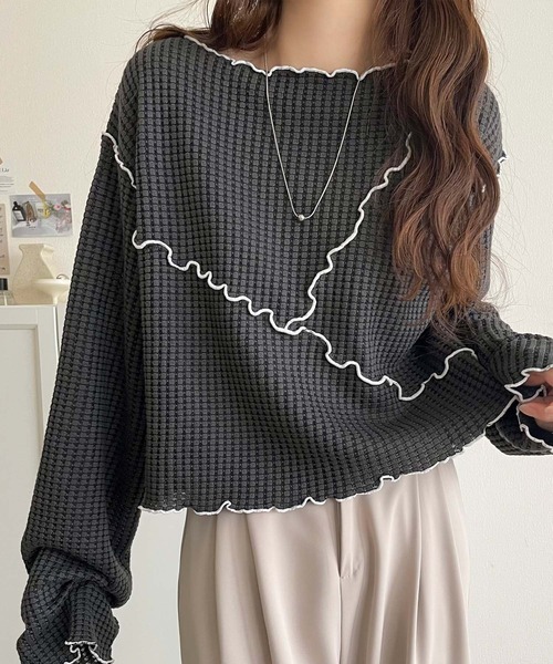 セール】トレンド感満載のデザイン。前後2wayヘビーワッフル切り替え