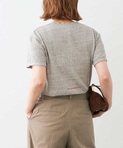 Deuxieme Classe（ドゥーズィエムクラス）の「LOGO Tシャツ（Tシャツ/カットソー・レディース・チャコールグレー・FREE）」の16枚目の写真