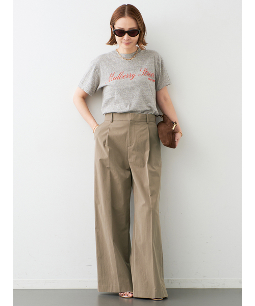 Deuxieme Classe（ドゥーズィエムクラス）の「LOGO Tシャツ（Tシャツ/カットソー・レディース・チャコールグレー・FREE）」の15枚目の写真