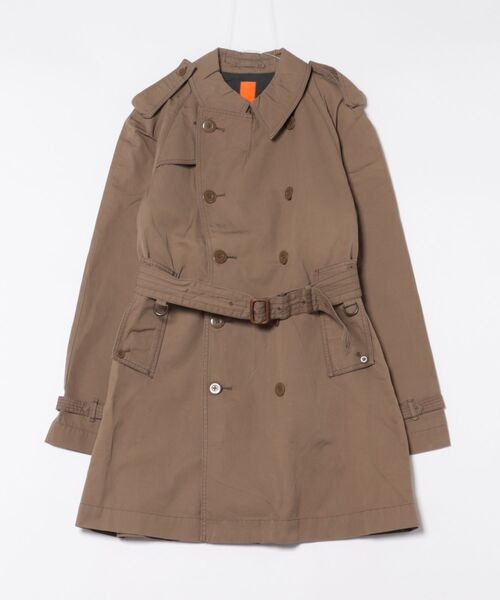 トレンチコート CALAO TRENCH COAT 予約商品] WOOL GABARDINE OVERSIZED MAXI TRENCH COAT | ウール