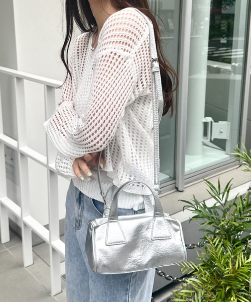 milet Boston Bag ボストンバッグ ショルダーバッグ 極美品 ボストンバッグ ショルダーバッグ ハンドバッグ ミニボストン 本