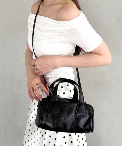 セール】ミニボストンバッグ ショルダーバッグ（ショルダー