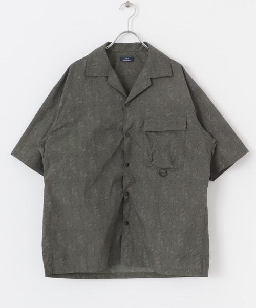 ITEMS URBANRESEARCH（アイテムズ アーバンリサーチ）の「『セットアップ対応』Nylon Paisley Short-Sleeve Shirts（シャツ/ブラウス・メンズ・ブラック/カーキ/ブラウン・MEDIUM/LARGE）」の6枚目の写真