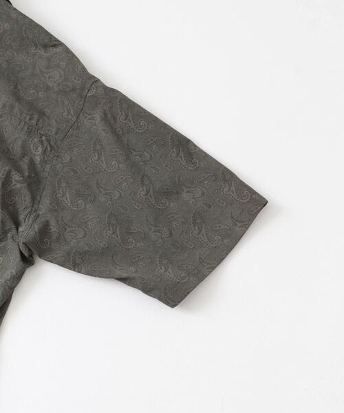 ITEMS URBANRESEARCH（アイテムズ アーバンリサーチ）の「『セットアップ対応』Nylon Paisley Short-Sleeve Shirts（シャツ/ブラウス・メンズ・ブラック/カーキ/ブラウン・MEDIUM/LARGE）」の7枚目の写真