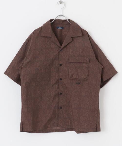 ITEMS URBANRESEARCH（アイテムズ アーバンリサーチ）の「『セットアップ対応』Nylon Paisley Short-Sleeve Shirts（シャツ/ブラウス・メンズ・ブラック/カーキ/ブラウン・MEDIUM/LARGE）」の12枚目の写真