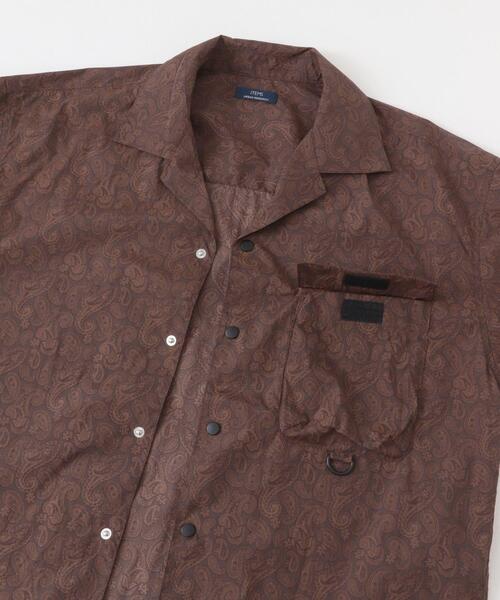 ITEMS URBANRESEARCH（アイテムズ アーバンリサーチ）の「『セットアップ対応』Nylon Paisley Short-Sleeve Shirts（シャツ/ブラウス・メンズ・ブラック/カーキ/ブラウン・MEDIUM/LARGE）」の13枚目の写真