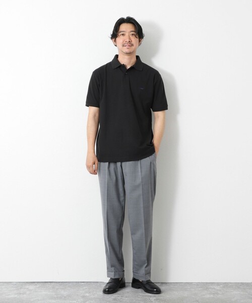 NOLLEY’S（ノーリーズ）の「【WEB限定】《ビジカジ対応》クジラ刺繍 ドライカノコ ユーティリティポロ ビズポロ 25SS（ポロシャツ・メンズ・ブラック/ネイビー/ライトグレー/ホワイト・XL/L/M/S）」の22枚目の写真