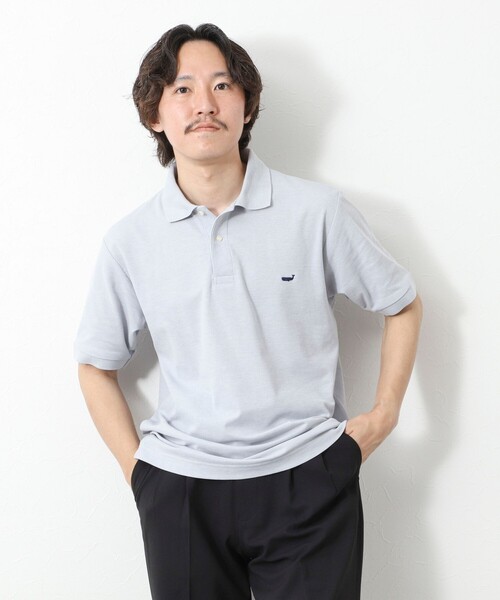 NOLLEY’S（ノーリーズ）の「【WEB限定】《ビジカジ対応》クジラ刺繍 ドライカノコ ユーティリティポロ ビズポロ 25SS（ポロシャツ・メンズ・ブラック/ネイビー/ライトグレー/ホワイト・XL/L/M/S）」の18枚目の写真