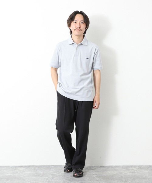 NOLLEY’S（ノーリーズ）の「【WEB限定】《ビジカジ対応》クジラ刺繍 ドライカノコ ユーティリティポロ ビズポロ 25SS（ポロシャツ・メンズ・ブラック/ネイビー/ライトグレー/ホワイト・XL/L/M/S）」の13枚目の写真