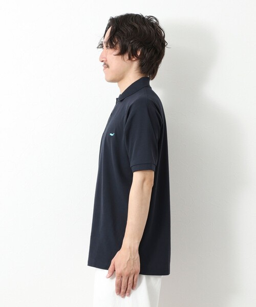 NOLLEY’S（ノーリーズ）の「【WEB限定】《ビジカジ対応》クジラ刺繍 ドライカノコ ユーティリティポロ ビズポロ 25SS（ポロシャツ・メンズ・ブラック/ネイビー/ライトグレー/ホワイト・XL/L/M/S）」の9枚目の写真