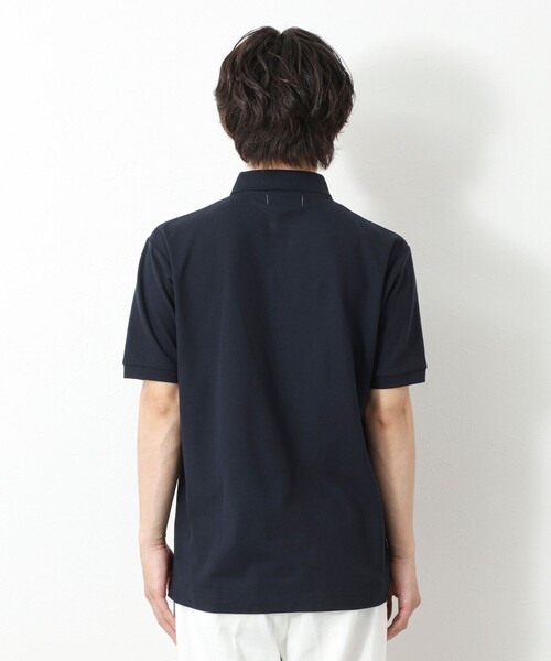 NOLLEY’S（ノーリーズ）の「【WEB限定】《ビジカジ対応》クジラ刺繍 ドライカノコ ユーティリティポロ ビズポロ 25SS（ポロシャツ・メンズ・ブラック/ネイビー/ライトグレー/ホワイト・XL/L/M/S）」の8枚目の写真