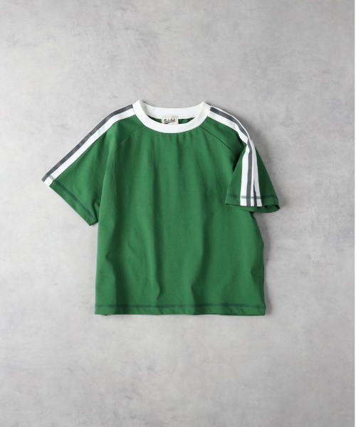 Right-on（ライトオン）の「【Refurbish】肩ラインＴシャツ（Tシャツ/カットソー・キッズ・ブルー/グレー/ブラック/グリーン・130/140/160/150）」の6枚目の写真