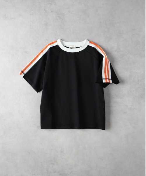 Right-on（ライトオン）の「【Refurbish】肩ラインＴシャツ（Tシャツ/カットソー・キッズ・ブルー/グレー/ブラック/グリーン・130/140/160/150）」の7枚目の写真