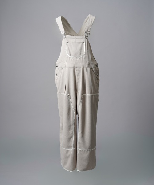 UNISEX》Cut Off Stitch Design Overall/カットオフステッチ