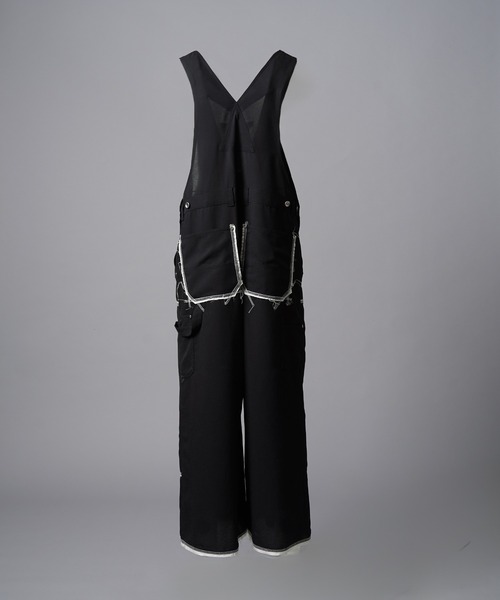 セール】《UNISEX》Cut Off Stitch Design Overall/カットオフ