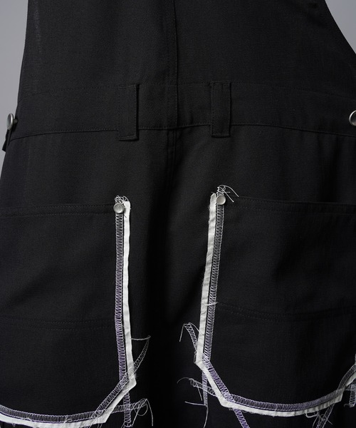セール】《UNISEX》Cut Off Stitch Design Overall/カットオフ