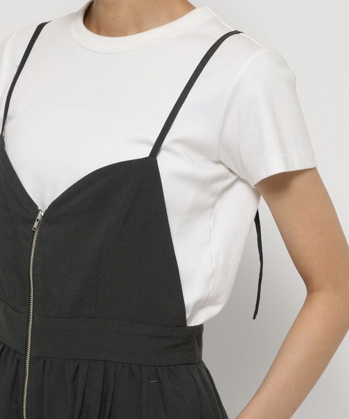 LOWRYS FARM コクーンキャミサロペット　ブラック LOWRYS FARM｜コクーンキャミサロペット | Rakuten Fashion(楽天