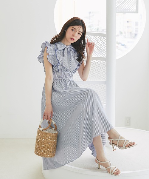パール付きカゴバッグ（かごバッグ）｜tocco closet（トッコ