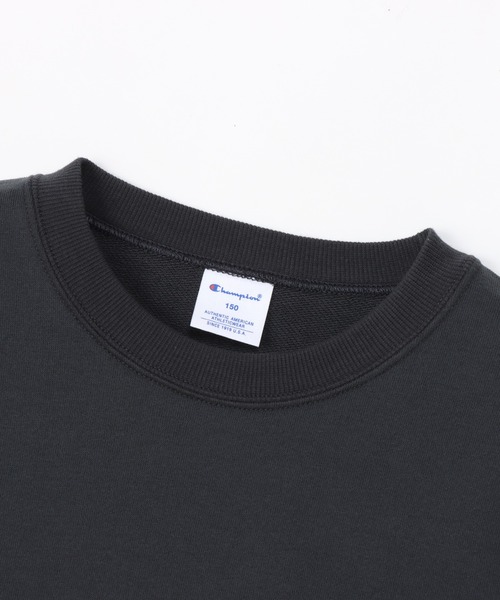 Champion（チャンピオン）の「【Champion/チャンピオン】キッズ ベーシック クルーネックスウェットシャツ（スウェット・キッズ・ブルー系その他/ブラック系その他/アイボリー系/ライトブラウン・120/130/140/150/100/110/160）」の19枚目の写真