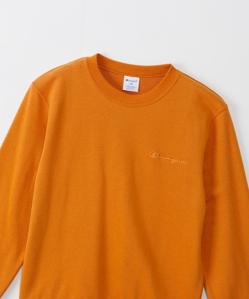 Champion（チャンピオン）の「【Champion/チャンピオン】キッズ ベーシック クルーネックスウェットシャツ（スウェット・キッズ・ブルー系その他/ブラック系その他/アイボリー系/ライトブラウン・120/130/140/150/100/110/160）」の22枚目の写真