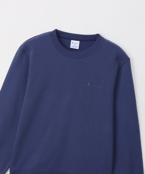 Champion（チャンピオン）の「【Champion/チャンピオン】キッズ ベーシック クルーネックスウェットシャツ（スウェット・キッズ・ブルー系その他/ブラック系その他/アイボリー系/ライトブラウン・120/130/140/150/100/110/160）」の14枚目の写真