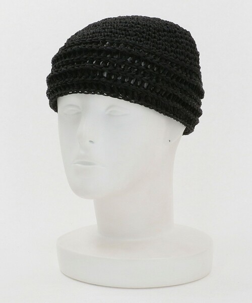 Steven Alan（スティーブンアラン）の「＜reverve＞ hand knit CAP/ニットキャップ（ニットキャップ/ビーニー・メンズ・ブラック・FREE）」の4枚目の写真