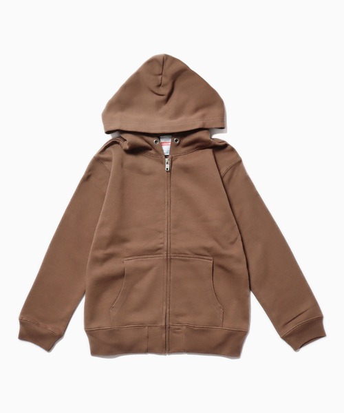 United Athle(ユナイテッドアスレ)の「10.0oz スウェット 裏毛フルジップパーカー フーディー(Tシャツ/カットソー・キッズ・チャコール/パープル/ダークブラウン/グレー/オリーブ/ロイヤルブルー/ベージュ・110/130/150)」の8枚目の写真